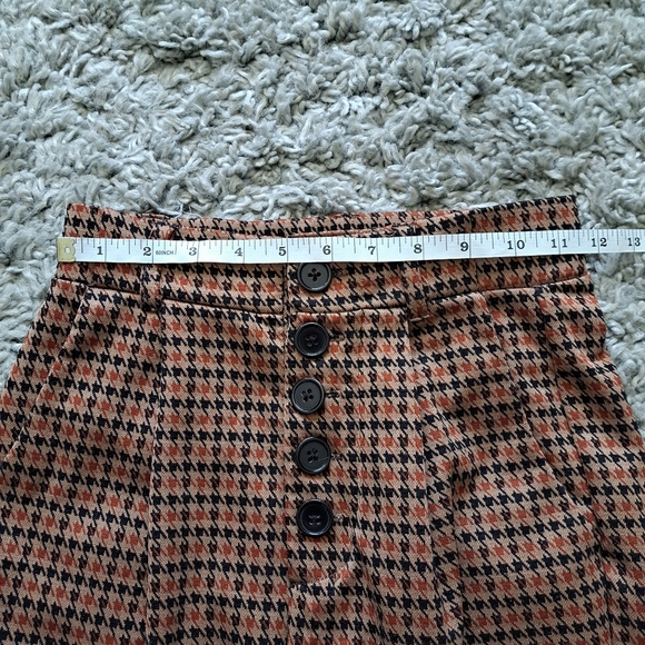 Ardene | Brown houndstooth stretchy pant - Picture 8 of 10